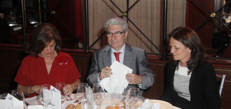 Ana Botella, Casimiro García Abadillo y Montserrat Gomendio